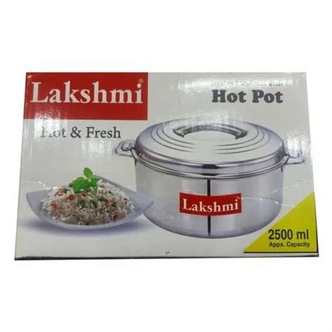 Lakshmi Stainless Steel Hot Pot For Home At Rs 595 Piece In Coimbatore ID 24311139497