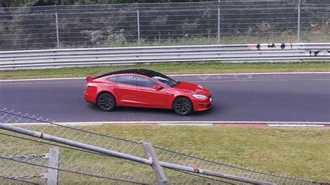 Record Pour La Tesla Model S Plaid Sur Le Nürburgring