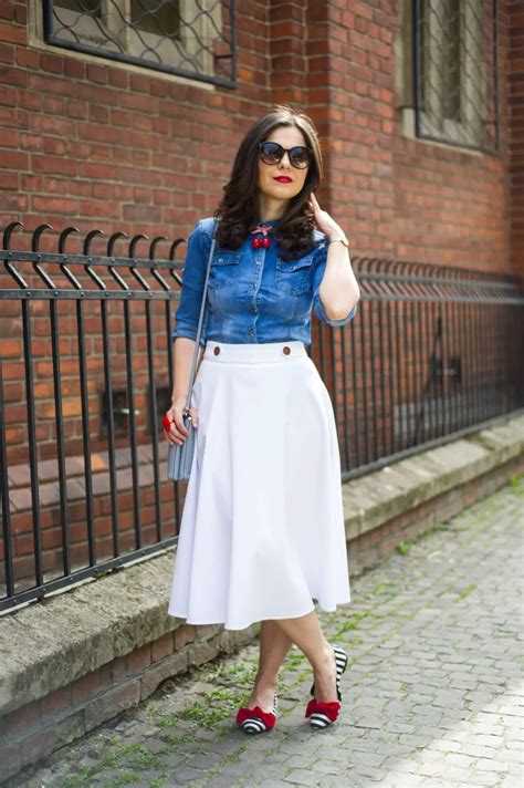 Outfits Con Falda Blanca Muy Femeninos Para Looks Casuales