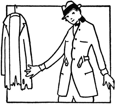 People Wearing Coats Clipart