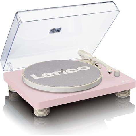 Lenco Ls Pk Tocadiscos Con Velocidades Codificaci N Usb Rosa