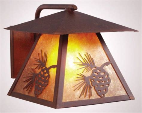 Steel Partners Lighting Pinecone Lantern Rustic Lighting Fans