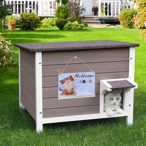 Outdoor Cat House Feral Cat Shelter Cat Enclosure100