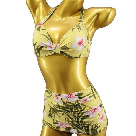 Flower Bikini Panty Etsy