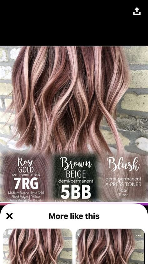 Pin By Lisa Gardner On Health Beauty In Rose Gold Hair Blonde