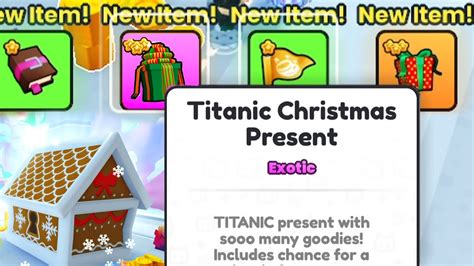 How To Get More Titanic Presents From Gingerbread Pet Simulator 99