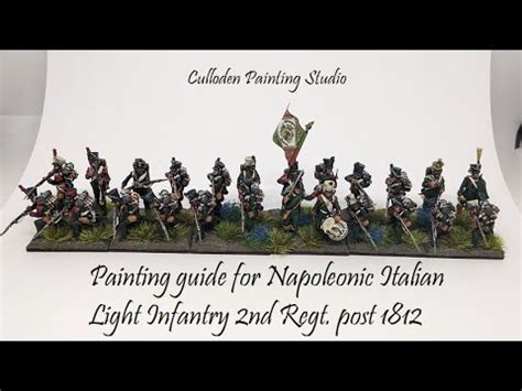 Painting Guide For Napoleonic Italian Light Infantry 2nd Regt Post