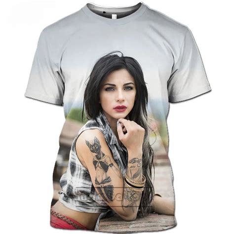 Mamba Model Superior Goddess Tattoo Shirt Male D Printing Cool Hentai Girl T Shirts Funny Sexy
