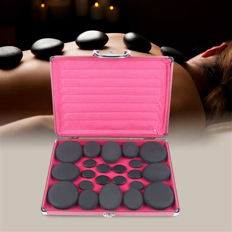 Pcs Portable Volcanic Rock Basalt Rock Hot Stone For Massage Therapy