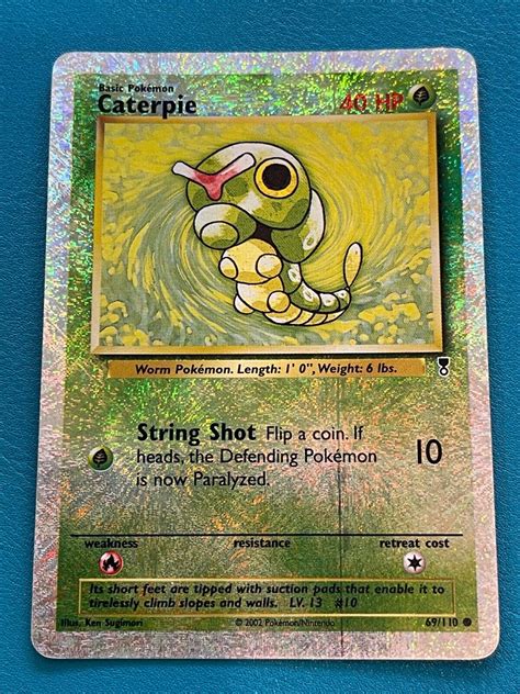 Pokemon Caterpie 69110 Legendary Collection Reverse Holo Nm Ebay