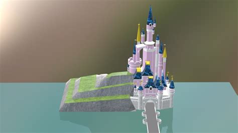 Disney Land Paris Castle. - 3D model by Tania Izquierdo (@tania.izquierdo) [cbd03f4] - Sketchfab