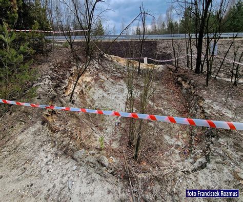 Nowe zapadliska w rejonie Olkusza Zakaz wstępu do lasów zostanie