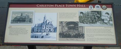 Photo Carleton Place Town Hall Marker