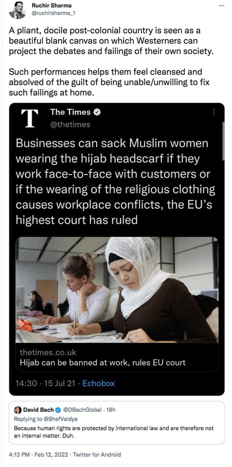 Businesses Can Sack Muslim Women Wearing The Hijab Headscarf If They Work Face To Face With