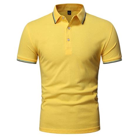 Polo Shirt Men Solid Color Business Casual Short Sleeve Polo Shirt Men Cozy Mens Polos Shirts