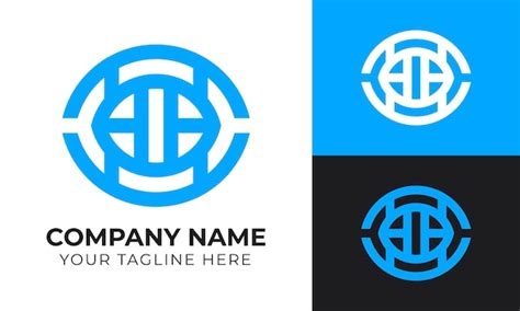 Kreative moderne minimal monogramm business logo design vorlage für