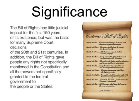 Importance Of Bill Of Rights