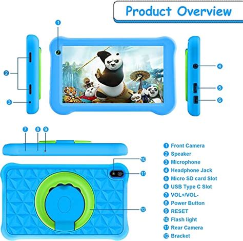 Tablet for Kids, Kids Tablet, 32GB Storage 3GB RAM Android 11 7 Inch ...