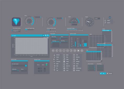 Classic Flat Ui Controls Kit Rafa Solutions