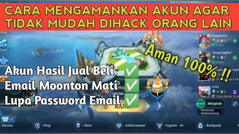 Cara Mengamankan Akun Agar Tidak Mudah Dihack Orang Lain Cara