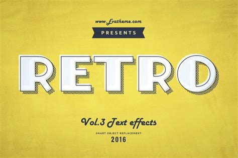 45 Best Retro Text Effects And Styles Design Shack