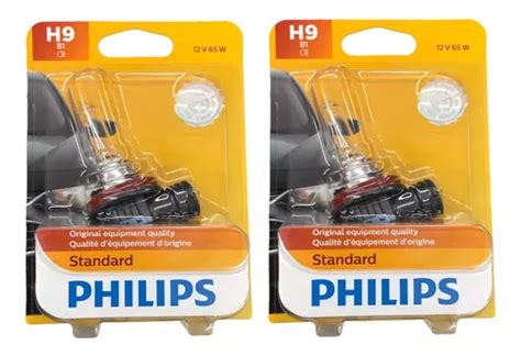 Set Bulbos Philips H W Focos Original Agencia Luz Alta Meses Sin