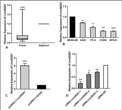 Figure From Linc Suppresses Growth And Metastasis Of Non Small