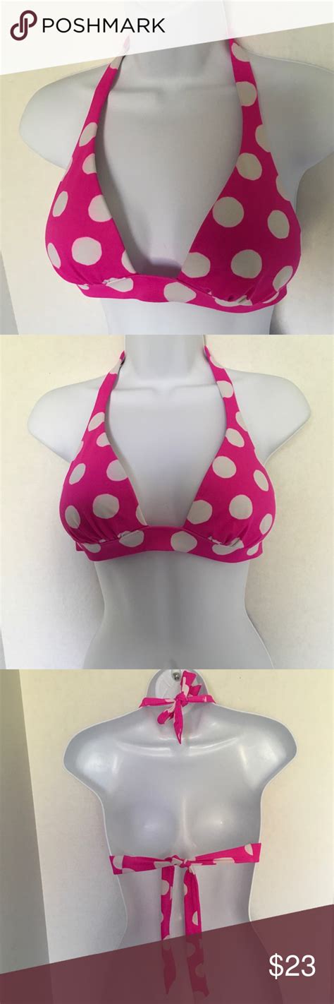 Victorias Secret Pink Polka Dot Bikini Top Polka Dot Bikini Top