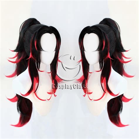 Demon Slayer Kokushibou Tsugikuni Michikatsu Cosplay Wig - CosplayClass