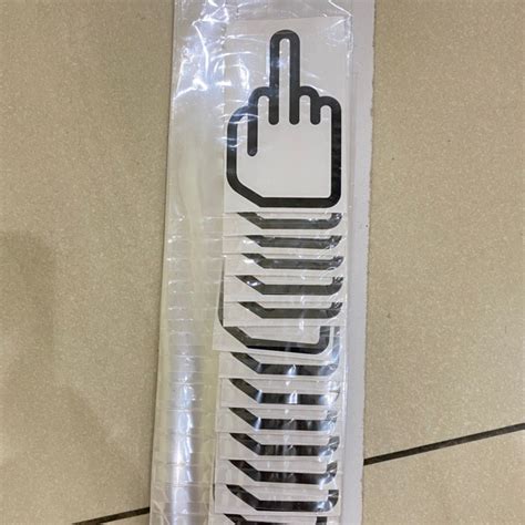 Middle Finger Sticker / Middle Finger Stickers | Shopee Philippines