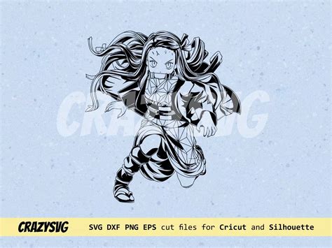 Nezuko Vector Demon Slayer Nezuko Cut File Svg Eps Png Vectorency