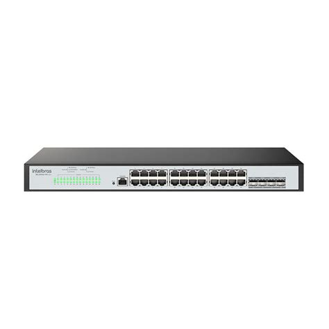 Switch gerenciável 8 portas Gigabit e 2 portas SFP SG 1002 PoE L2