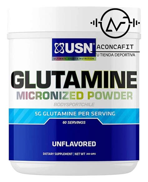 Glutamine Micronized Powder 300 Gramos Aconcafit Calidad En