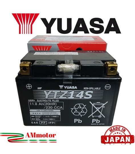 Batteria Yuasa YTZ14S Triumph Tiger 1200 XRT 18 2021 Moto Attiva