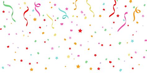 Party Celebration Background With Colorful Confetti Vector Art