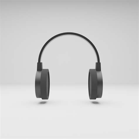 Free Low Poly Headphones 3D Model TurboSquid 1767546