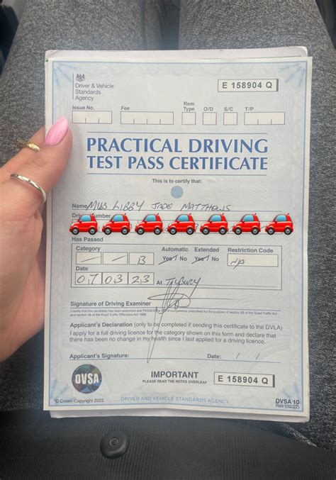 Driving Test Certificate Pass Driving Theory Test Driving Test Driving Theory