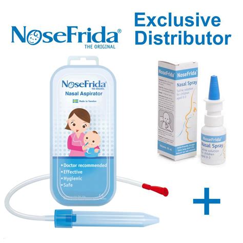 Nosefrida The Snot Sucker Saline Kit Nose Frida Nasal Aspirator