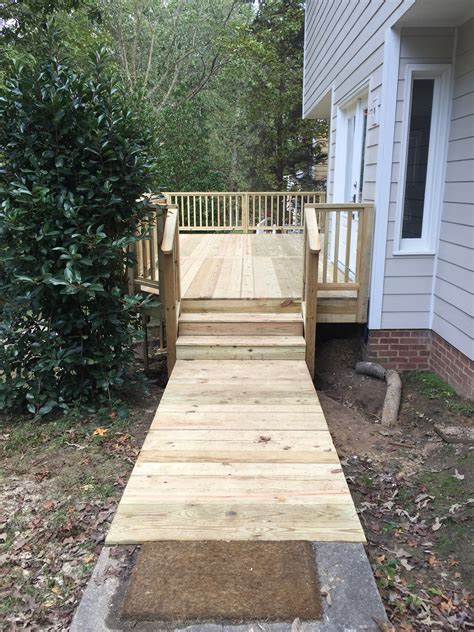 Platform added to this newly built deck | Deck projects, Deck, Outdoor ...