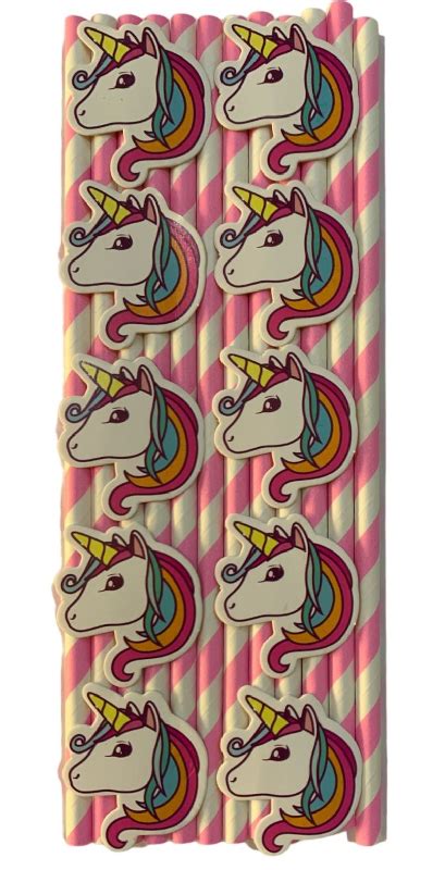 CANUDO PAPEL GYNPEX 12UN PERSONAGEM UNICORNIO ROSA BRANCO G1520