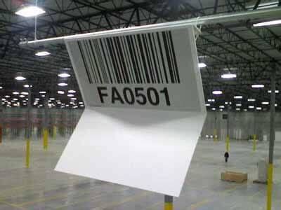 Warehouse Hanging Signs – All Barcode Systems