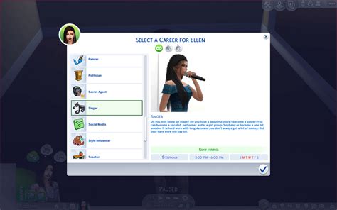 Sims 4 Mod Singer Career | The Sims Book