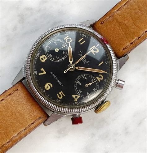 Professionally Serviced Vintage Cal Hanhart Chronograph Flyback