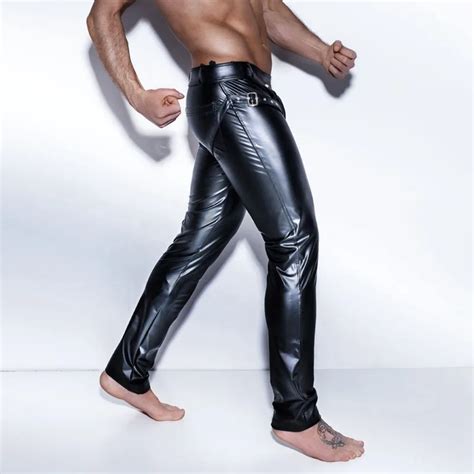 Купить Экзотическая одежда Male Latex Underwear Sexy Sissy Pants Patent Leather Fetish Gay