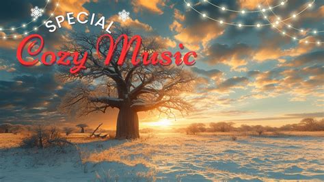 cozymusic snowfall tree relaxing - YouTube