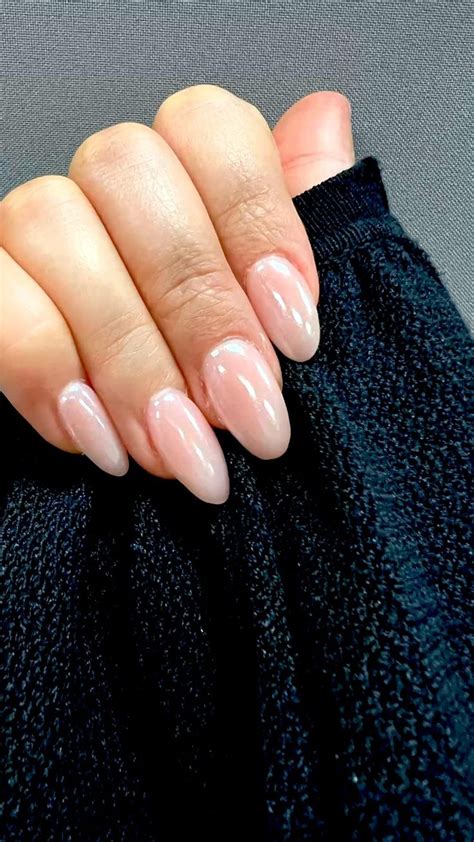 Hailey Bieber Nail Inspo Nude Nails Almond Nails Nail Art