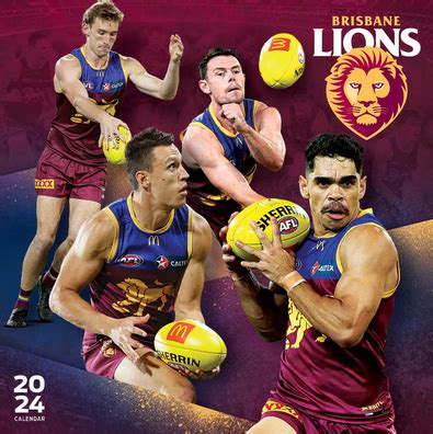 2024 AFL Brisbane Lions Calendar - isubscribe.com.au