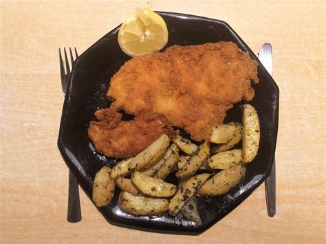 Mein Erstes Selbstgekochtes Schnitzel Raustria