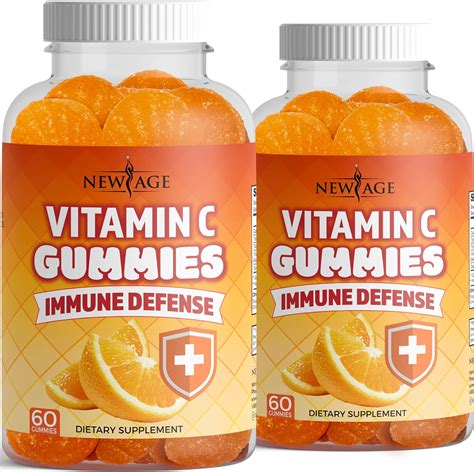 Amazon NEW AGE Vitamin C Gummies Orange Vitamin C Gummy Supports