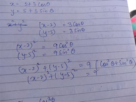 4 Eliminate Theta From The Following Begin Array Lll Text I X A